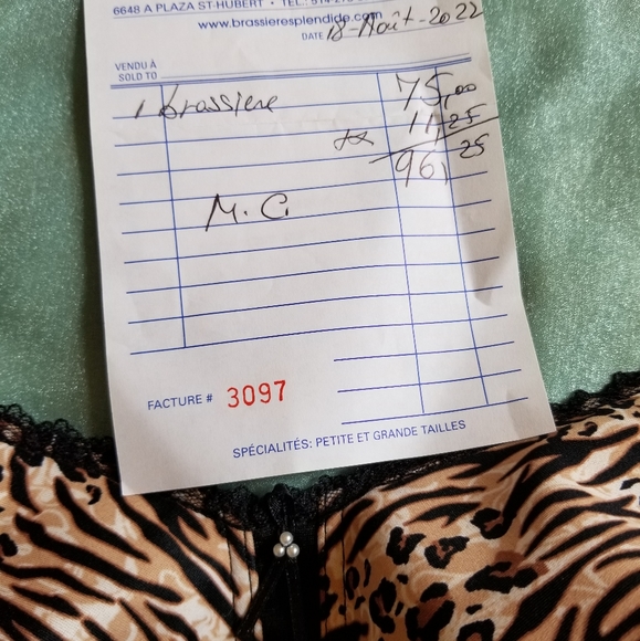 Leopard Print Bra - Picture 5 of 5